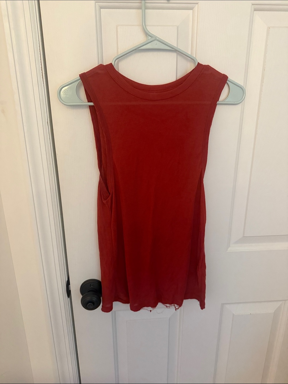 FP Movement by Free People Ribbed Sleeveless Tank - Red